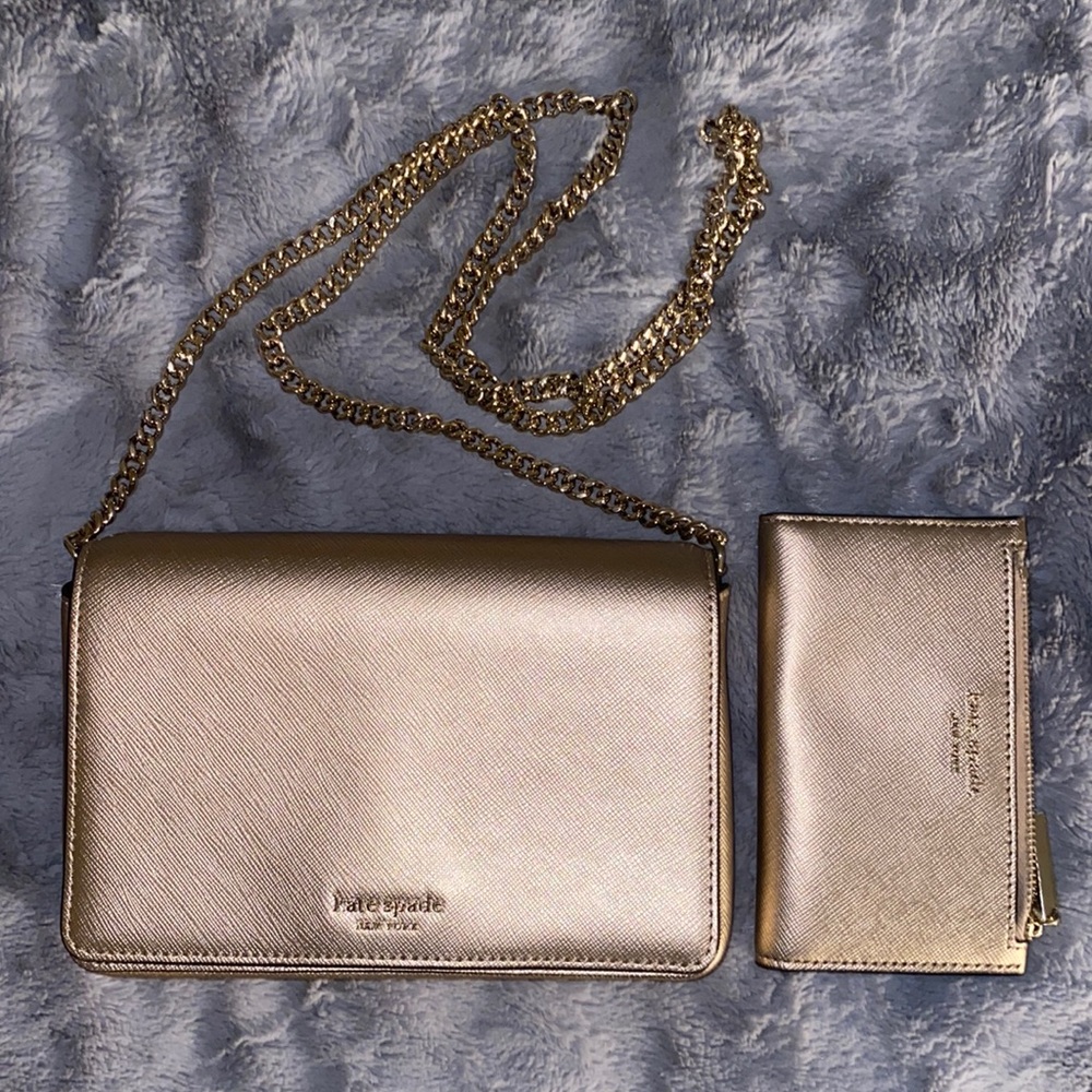 Kate spade crossbody with wallet!